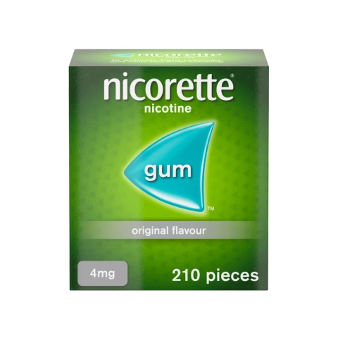 Nicorette 4mg Gum 105 Pieces Original Flavour Quit Smoking Aid