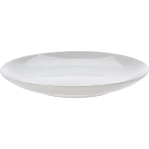 Koopman International Koopman InternatioAssiette à dîner en céramique Assiette à collation Design simple et tendance Blanc