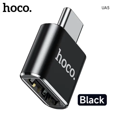 HOCO UA5 USB-C to USB Converter - Black