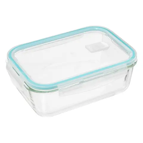 Boîte de rangement rectangulaire en verre 1,73 L Clipeat