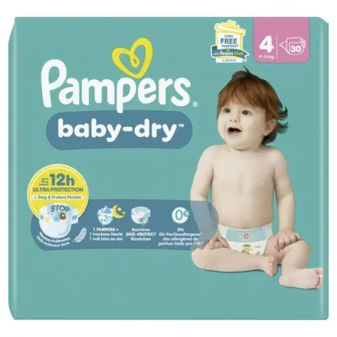 Pampers Baby Dry Gr. 4 Maxi 9-14kg Single Pack 30 St