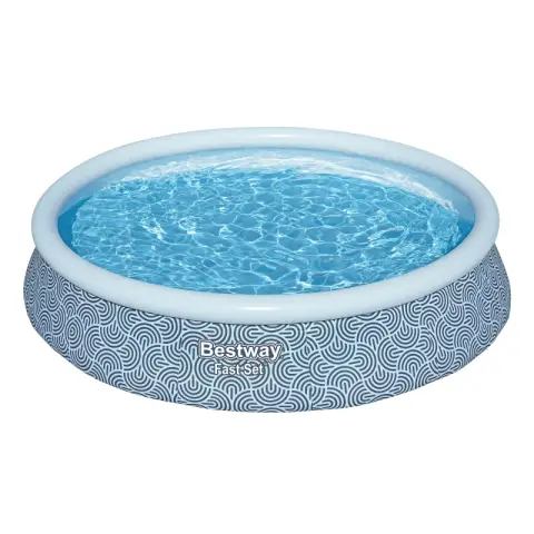 Bestway 3.96m x 84cm Pool Set+POMP RATTAN LOOK