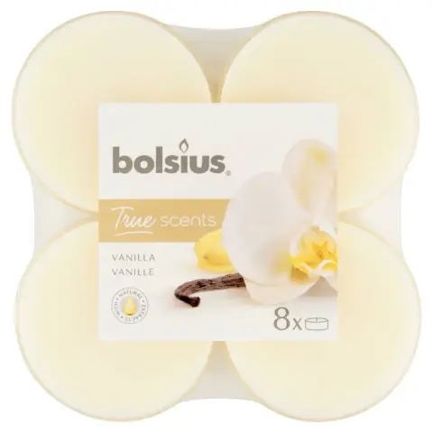 BOLSIUS True Scents Vanille Theelichten 8st