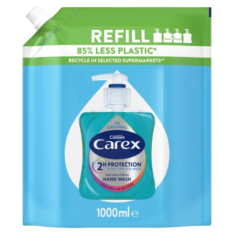 Carex Antibacterial Hand Wash Original Refill 1 Litre