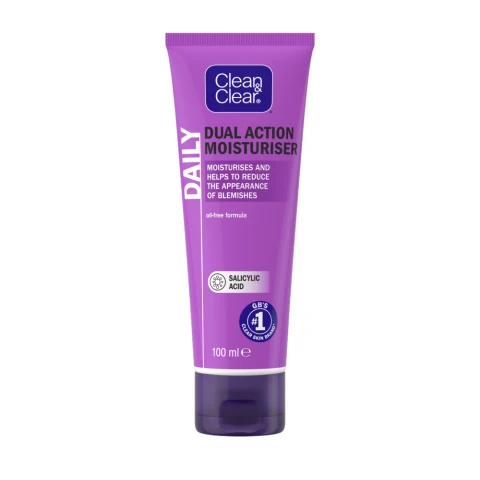 Clean & Clear Dual Action Moisturiser Face Cream 100ml