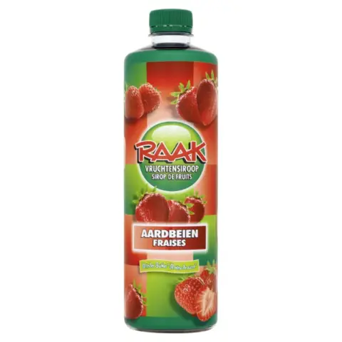 RAAK Vruchtensiroop aardbei