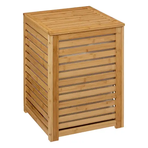 Panier à linge en bambou 65L