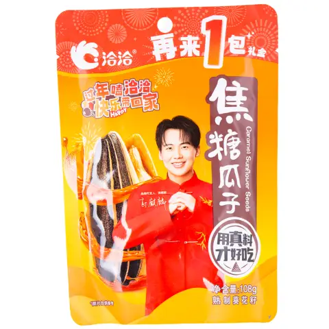 ChaCheer sunflower seed (Caramel flavour) 108g 洽洽焦糖味瓜子108g