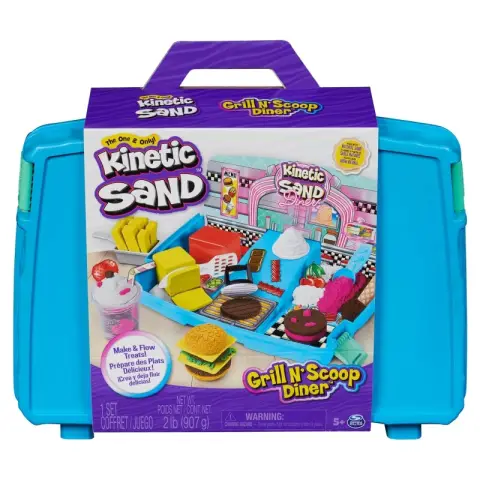 Spin Master Kinetic Sand Grill n Scoop Diner