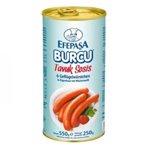 Efepasa Saucisse de poulet Efepasa Burcu 550g Turc