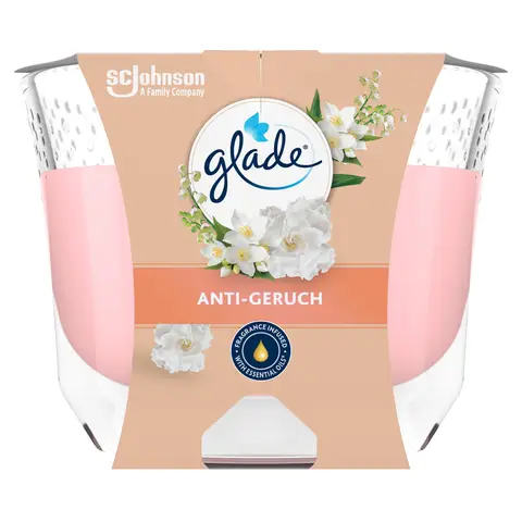 Glade Duftkerze Premium Anti Geruch 204 g
