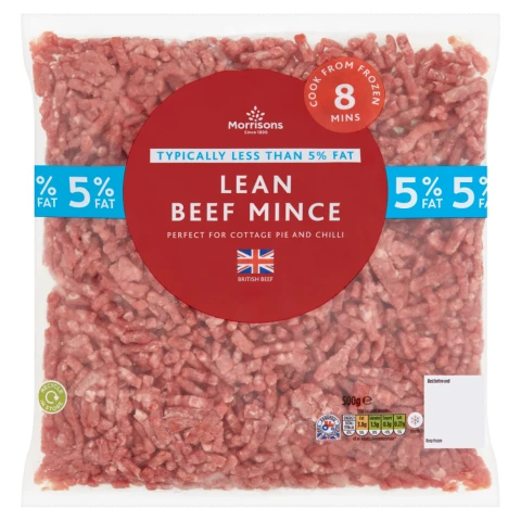 Morrisons Lean Beef Mince 500g