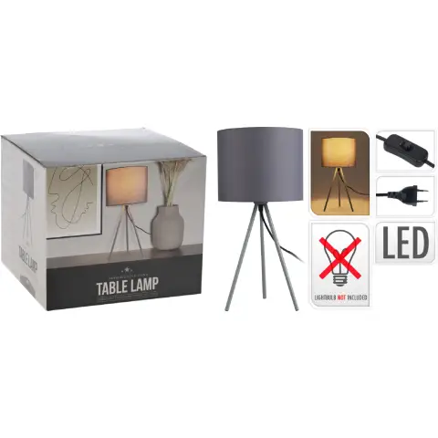 Staande Tripod Lamp Modern Elegant H43cm