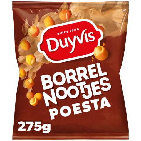 DUYVIS Borrelnootjes Poesta 275g