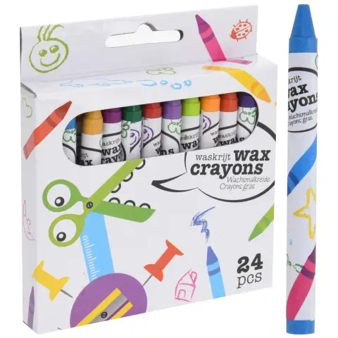 Crayons Wax 24 Pcs