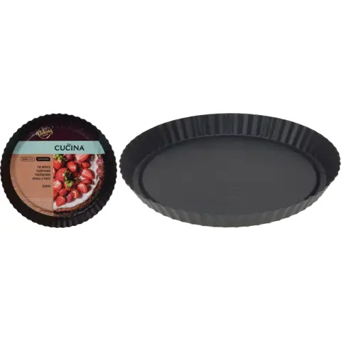 Moule à gâteau, à pain, à tarte, rond, 28 x 3,5 cm