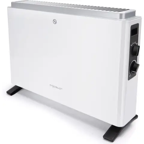 Aigostar Convection Heater Electric Heater 2000W 3 Heat Settings Adjustable Temperature Control