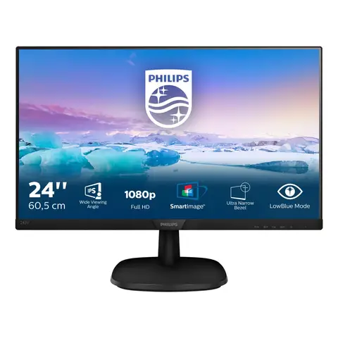 Philips V Line Full HD LCD monitor 243V7QDSB/00