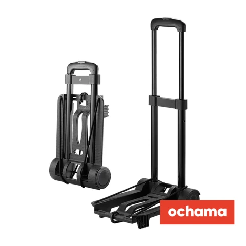 J.Zao Folding Hand Truck, 77 lbs Load-Bearing, Travel, Moving, Shopping Shopping Cart
