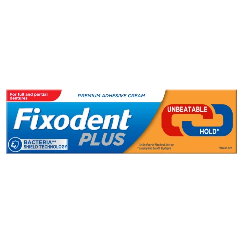 Fixodent Plus Best Hold Premium Denture Adhesive Cream 4g