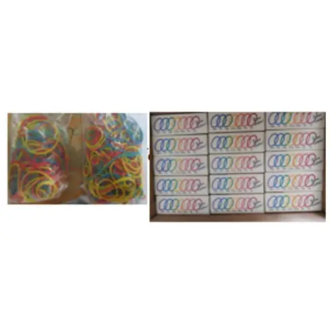 Bande élastique 100 grammes assortie