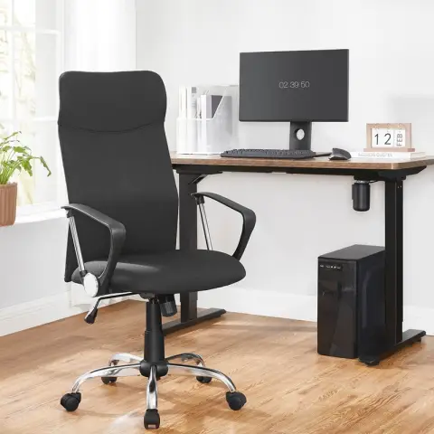 SONGMICS Computer Chair Office Chair Ergonomic Home Chair with High Backrest for Writing Thickened version