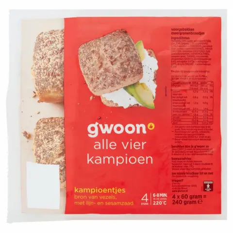 Kampioentjes 4pcs 240g