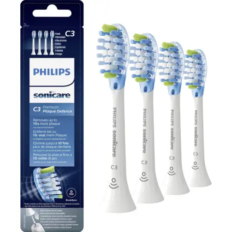 Philips Bürstenkopf 4 Stück Sonicare C3 Premium Plaque Defense HX9044/17