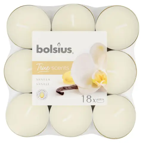 BOLSIUS True Scents Vanille Theelichten 18st