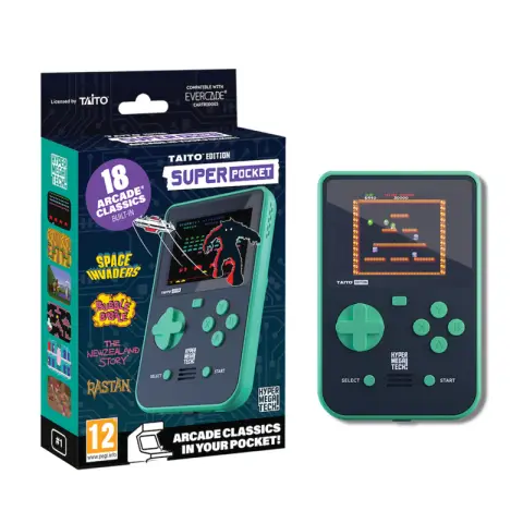 Taito Super Pocket gaming handheld 18 games Retro Gaming Taito - 18 Games