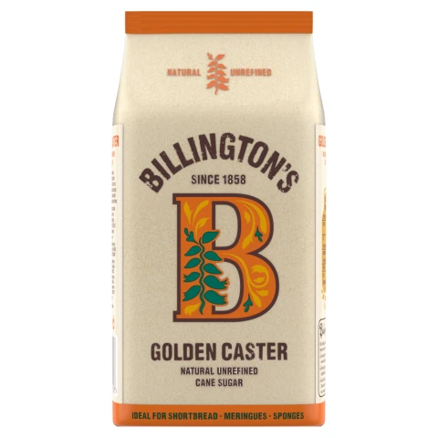 Billington's Golden Caster Natural Unrefined Cane Sugar 1kg