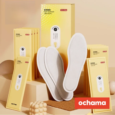 J.Zao Verwarmde Inlegzolen - 10 paar - S maat 35-39 - Unisex - Lente en winter Voetwarmers Verwarmde Binnenzolen Maat S - Voorkom Koude - Houd Warm - 7,5*23 cm-Geschikt voor skiën en wandelen