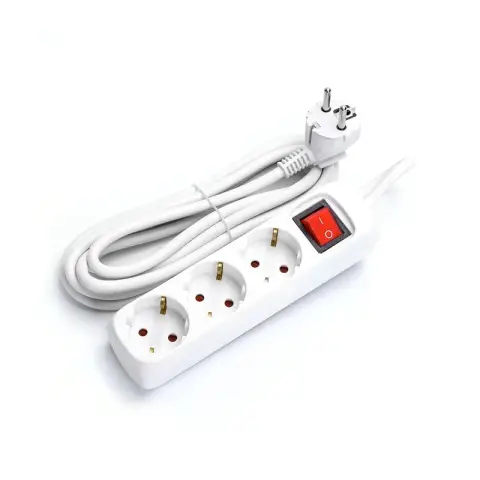Aigostar 20FGM Steckdosenleiste 3-fach 3 Meter MAX.3680W