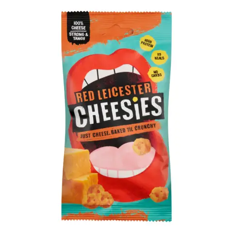 Cheesies Crunchy Popped Red Leicester Cheese 20g