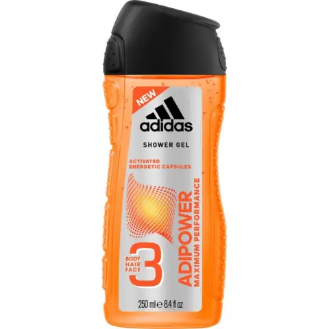 ADIDAS Shower & Shampoo Men - Adipower 250 ml.