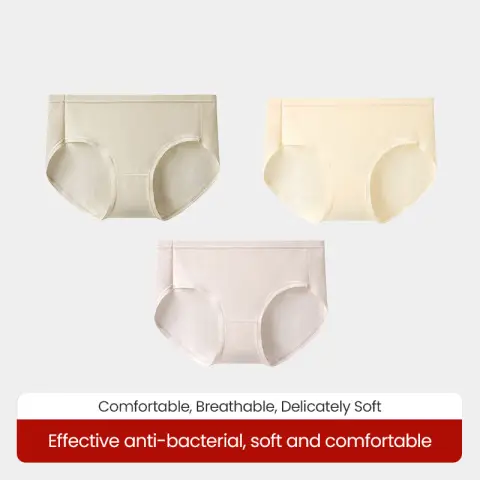 J.Zao Sous-vêtements pour femmes - 80 unités - Modal - Antibactérien - Lot de 3, XL
