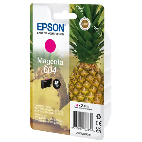 Epson 604 inktcartridge 1 stuk(s) Origineel Normaal rendement Magenta