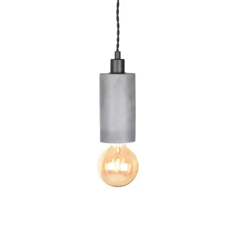 LABEL51 Hanging Lamp Fresco - Concrete - Concrete - 1-Lichts Concrete - 1-Light