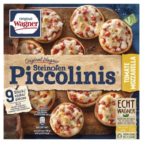 WAGNER Piccolinis Tomaten-Mozzarella 270g