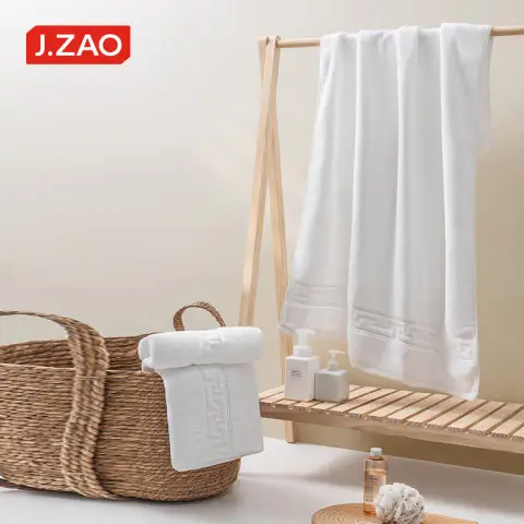 J.Zao 1 Stück - Verdickte Klasse A Baumwolle Extra Soft Badetuch