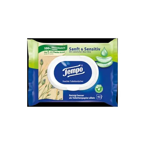 TEMPO Feuchtes Toilettenpapier Sanft Sensitiv 42 Stück