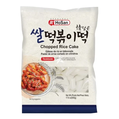 A+ Hosan Chopped Rice Cake (Teokboki) 500g