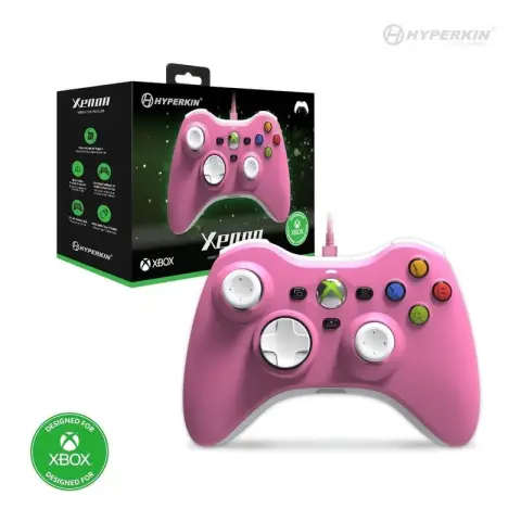 Hyperkin - Xenon - bedrade controller - voor Xbox Series X|S / XBOX1 / Windows 11|10 (roze)
