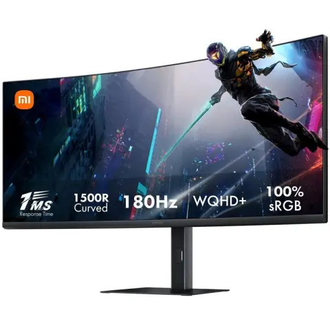 Curved Gaming Monitor 34 inch, 180Hz