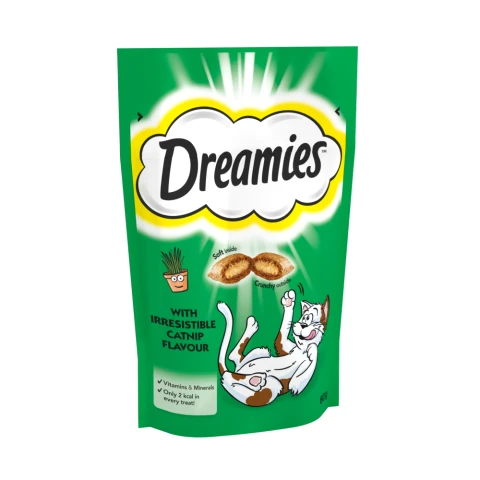 Dreamies with Irresistible Catnip Flavour 60g