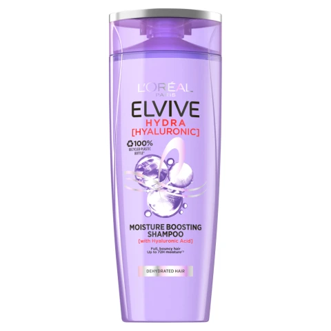 L'Oréal Paris Elvive Hydra Hyaluronic Shampoo with Hyaluronic Acid, for Dry Hair 400ml