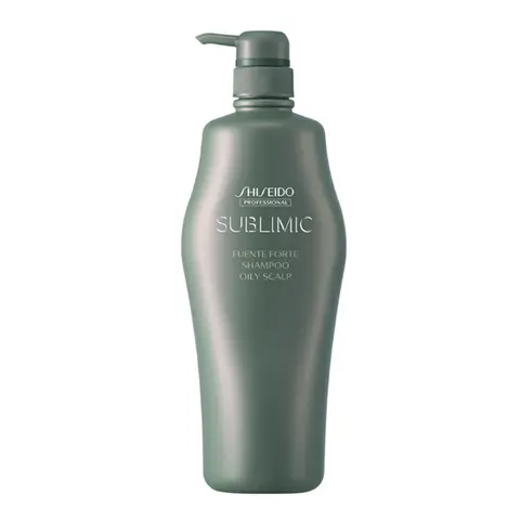 Shiseido Sublimic Fuente Forte Shampoo Oily Scalp 1000ml - For Oily and Rough Scalps, Removes Excess Sebum