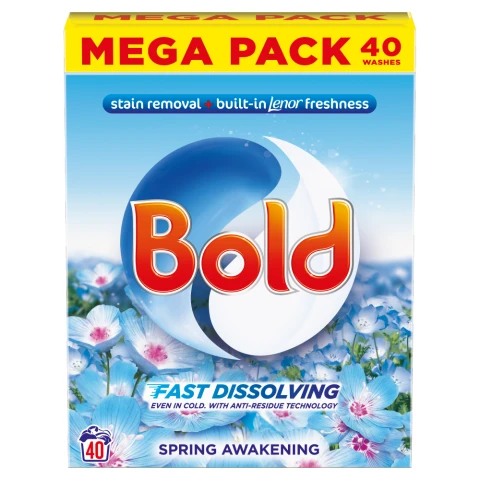 Bold Washing Powder 2kg, 40 Washes, Spring Awakening