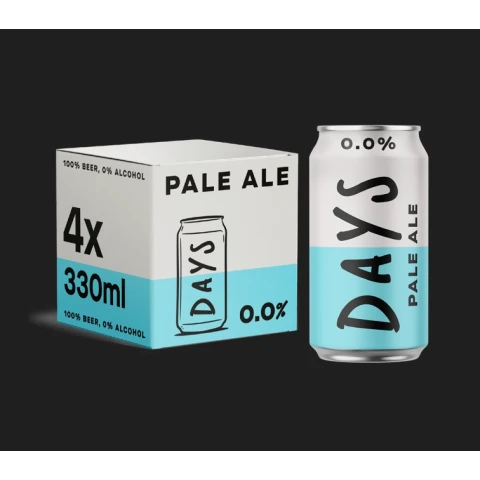 Days 0.0% Alcohol Free Pale Ale 4x330ml