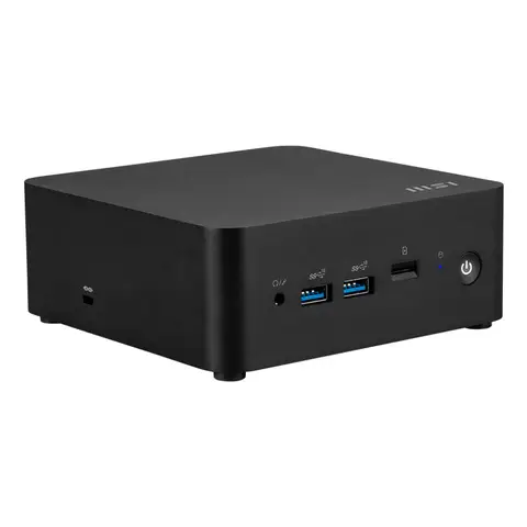 MSI CUBI NUC AI 1UMG-018BEU PC/workstation barebone Mini PC Zwart 155H Intel SoC